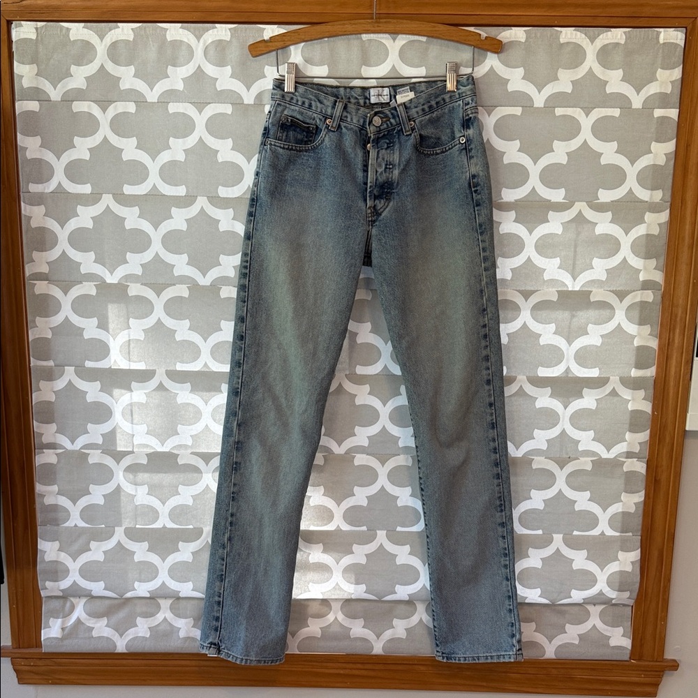 Vintage Black Label Calvin Klein Sz 5 Button Fly Women’s Jeans
